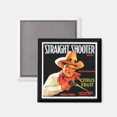 Straight Shooter Magnet (Vorderseite/Rückseite)