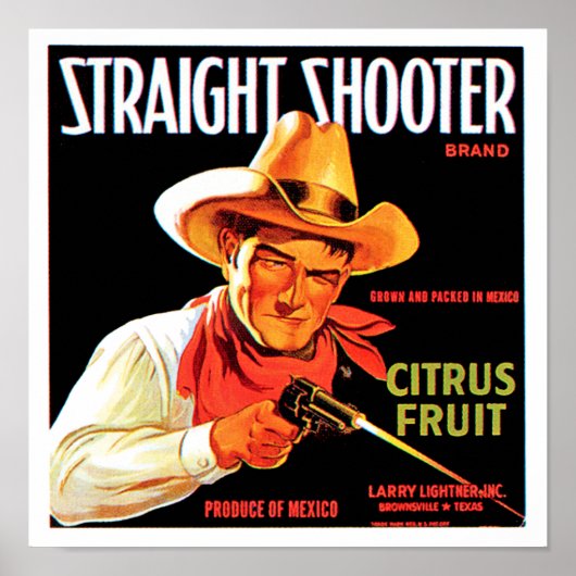 Straight Shooter Poster (Vorne)