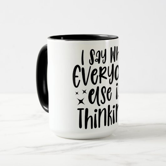 Straight Shooter Tasse (Vorderseite Links)