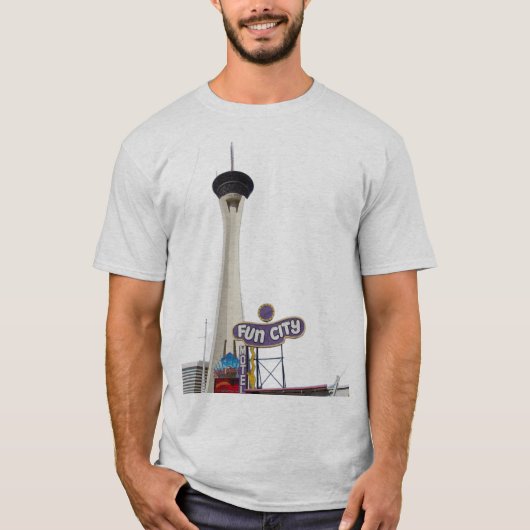 Straight Tower & Fun City Motel - Las Vegas T-Shirt (Vorderseite)