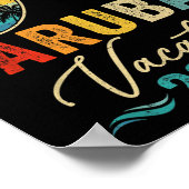 Straight Tripn Aruba 2025 Family Summer Vacation  Poster (Ecke)