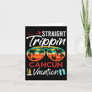 Straight Trippin Cancun Mexiko Paare Familie Vaca Karte