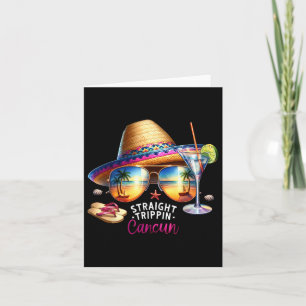 Straight Trippin Cancun Tropical Mexico Karte