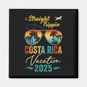 Straight Trippin Costa Rica 2025 Family Summer Vac Magnet