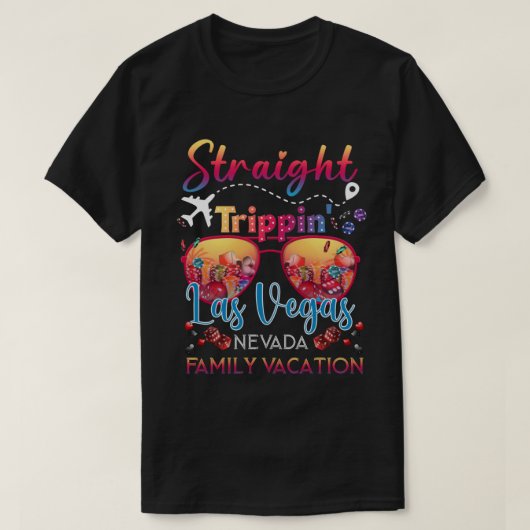 Straight Trippin Las Vegas, Nevada T-Shirt (Design vorne)