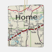 Straight TX Map Keramikornament (Links)