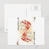 Straight up Wildcard Postkarte (Vorne/Hinten)