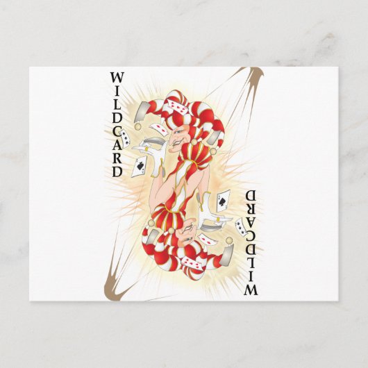 Straight up Wildcard Postkarte (Vorderseite)