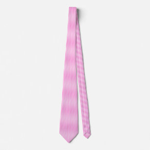 Straight White Lines with Pink Krawatte