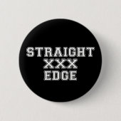 Straightedge Button (Vorderseite)