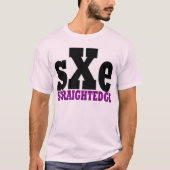 Straightedge langer T - Shirt (Vorderseite)