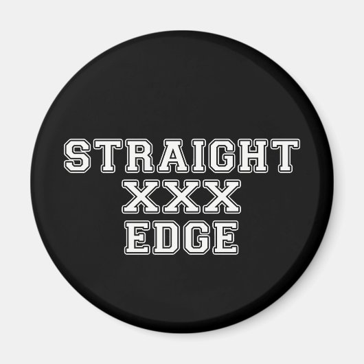 Straightedge Magnet (Vorne)