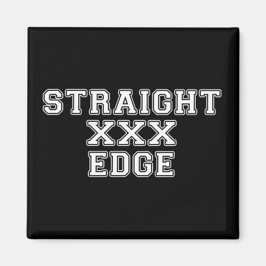 Straightedge Magnet (Vorne)