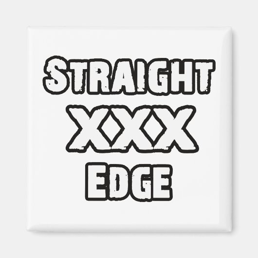 Straightedge Magnet (Vorne)