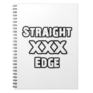 Straightedge Notizblock