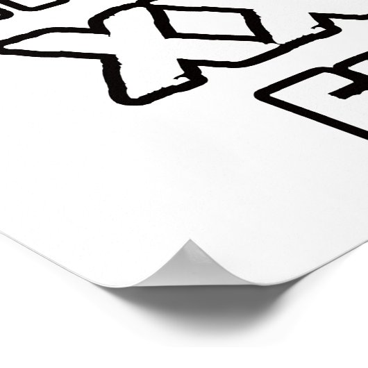 Straightedge Poster (Ecke)