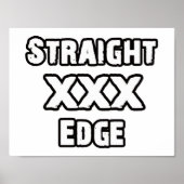 Straightedge Poster (Vorne)