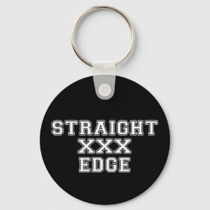 Straightedge Schlüsselanhänger