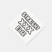 Straightedge Serviette (Ecke)