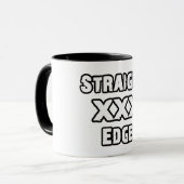 Straightedge Tasse (Vorderseite Links)