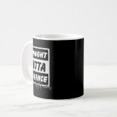 Straigt Outta Patience Kaffeetasse (Vorderseite Links)