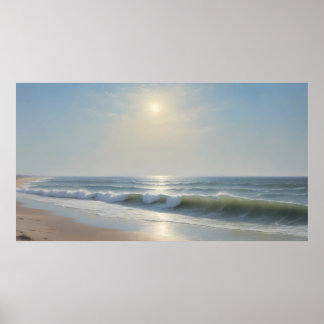 Stralende Zomer aan Zee Poster