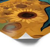 Stralende Zonnebloem - Dutch Master Serie ZA01 Poster (Ecke)