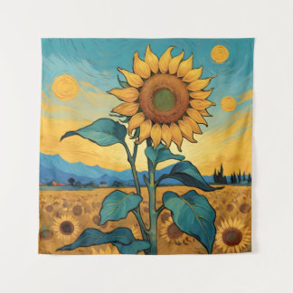 Stralende Zonnebloem - Dutch Master Serie ZA01 Wandteppich
