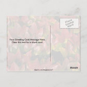 Strampler an der Wand Postkarte (Rückseite)