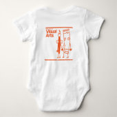 Strampler für visuelle Künste (Rückseite)