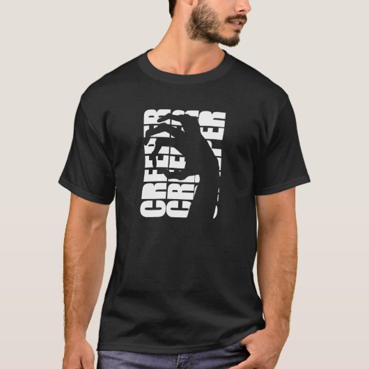 Strampler-grafisches T-Shirt - Schwarzes - durch (Vorderseite)