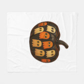 Strampler Pumpkin Ghosts Halloween Geschenk Classi Fleecedecke (Vorderseite (Horizontal))