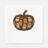 Strampler Pumpkin Ghosts Halloween Geschenk Classi Serviette (Vorderseite)