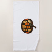 Strampler Pumpkin Ghosts Halloween Geschenk Classi Strandtuch (Vorderseite)