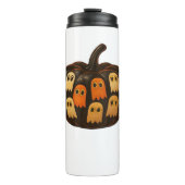 Strampler Pumpkin Ghosts Halloween Geschenk Classi Thermosbecher (Vorderseite)