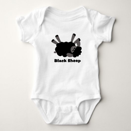 Strampler von Black Sheep Säugling (Vorderseite)