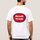 Strand-Abfall-T-Shirt T-Shirt (Rückseite)