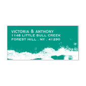 Strand Abstrakt Permastempel (Design)