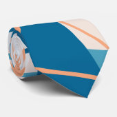 Strand Abstrakt Stripes Neck Tie Krawatte (Gerollt)