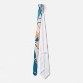 Strand Abstrakt Stripes Neck Tie Krawatte (Rückseite)