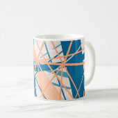 Strand Abstrakte Streifen Sommer Tasse (VorderseiteRechts)