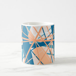 Strand Abstrakte Streifen Sommer Tasse