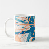 Strand Abstrakte Streifen Sommer Tasse (Links)