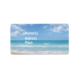 Strand Adressaufkleber