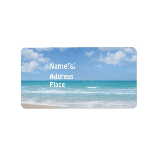 Strand Adressaufkleber (Vorne)