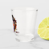 Strand-Affe-Name-Schussglas Schnapsglas (Rechts)