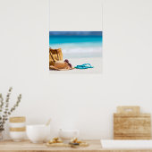 Strand am Meer Poster (Küche)
