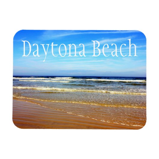 Strand am Strand von Daytona, Florida Magnet (Horizontal)