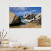 Strand an der Jungfrau Gorda, Britische Jungfrau Poster (Küche)