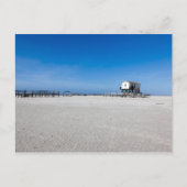 Strand an der Nordsee, Sankt Peter Ording Postkarte (Vorderseite)